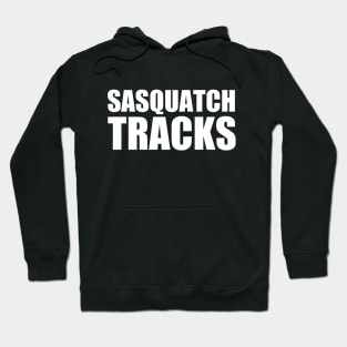 Sasquatch Tracks Logo White Hoodie